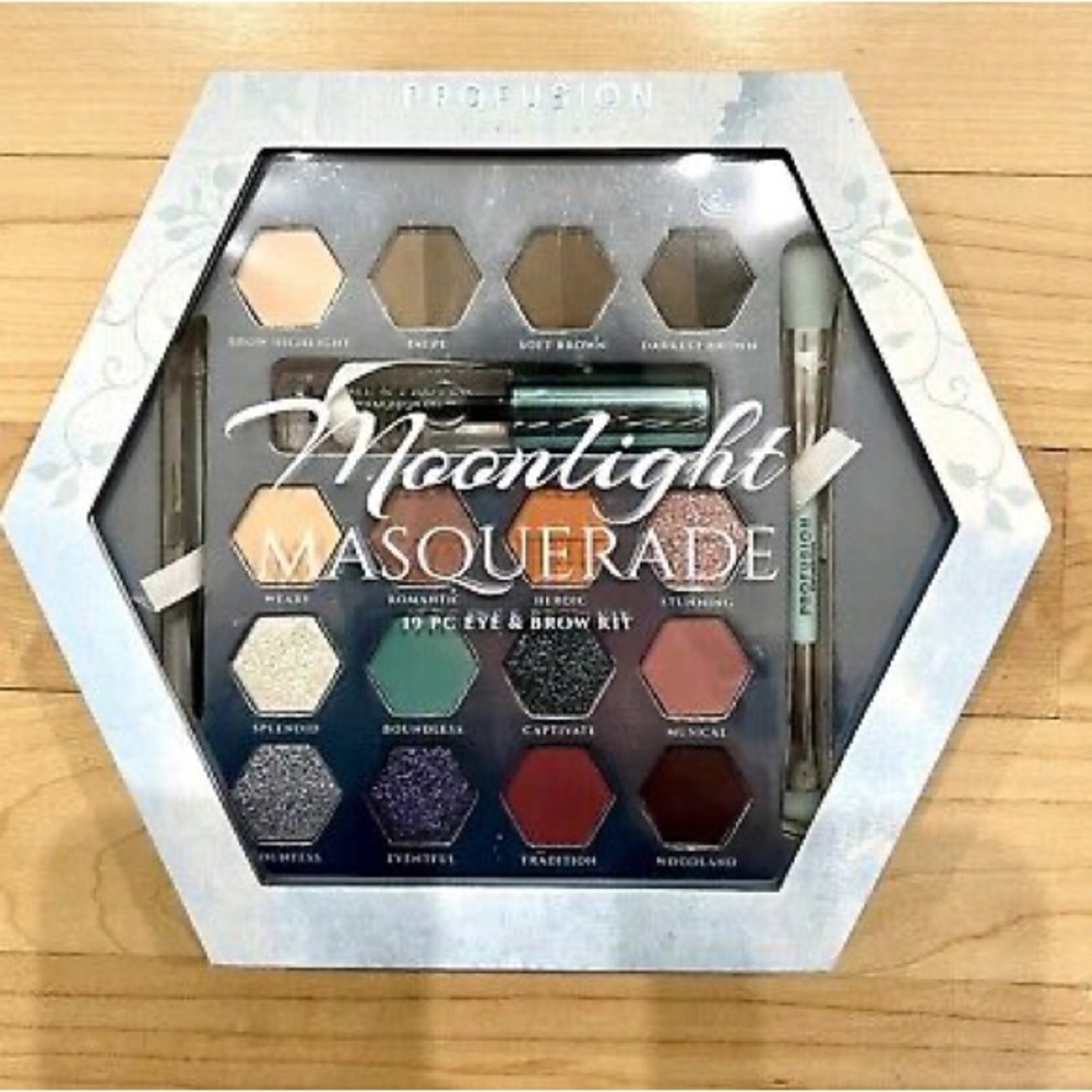 Profusion 19 Piece Eye & Brow Kit, Cosmetics Sets, Moonlight Masquerade